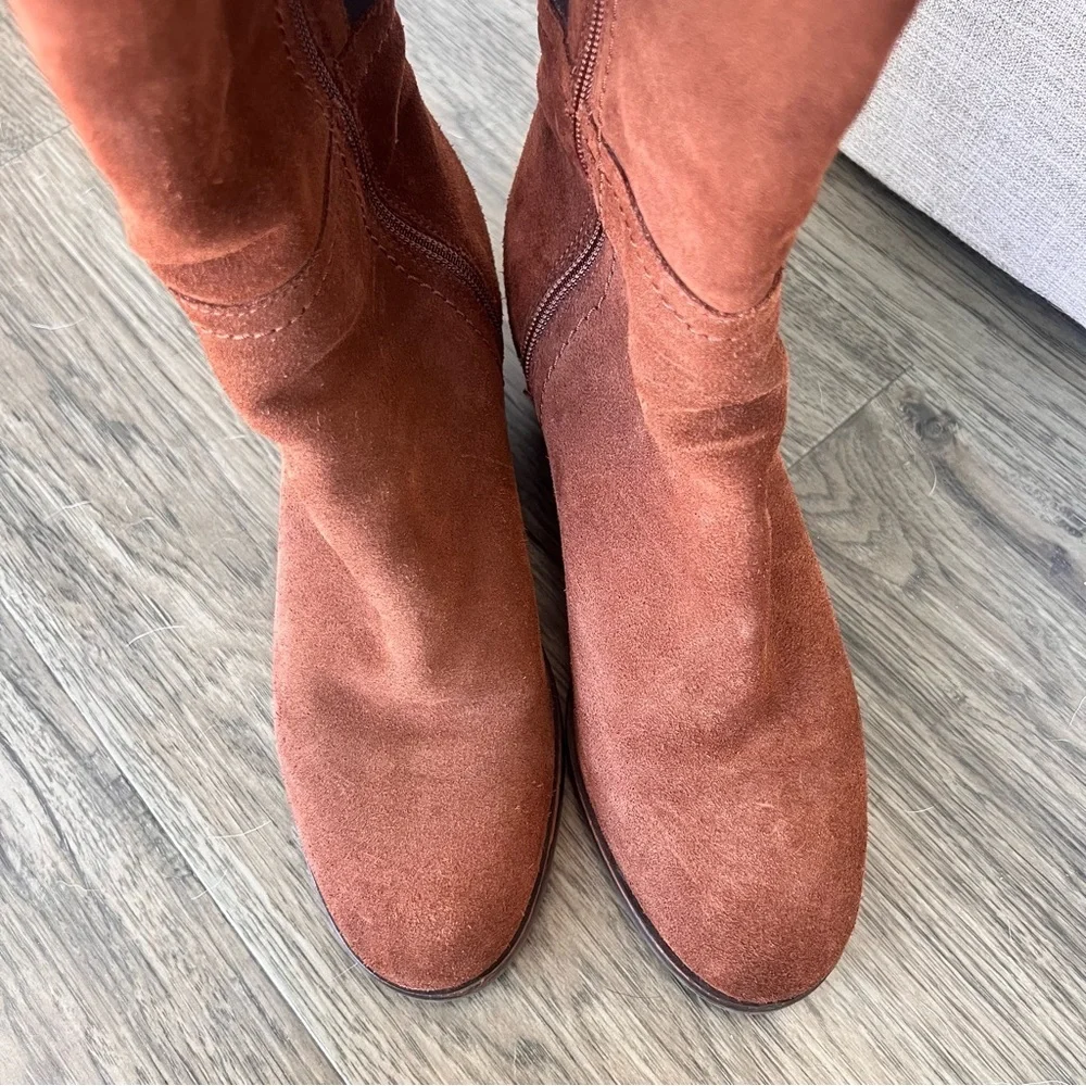 Aquatalia Nova Knee High Suede Boots - Picture 14 of 16